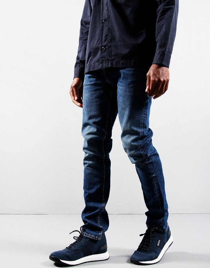 Clothing Belstaff Jeans & Trousers | Belstaff Longton Slim Jeans Washed Indigo (30R)