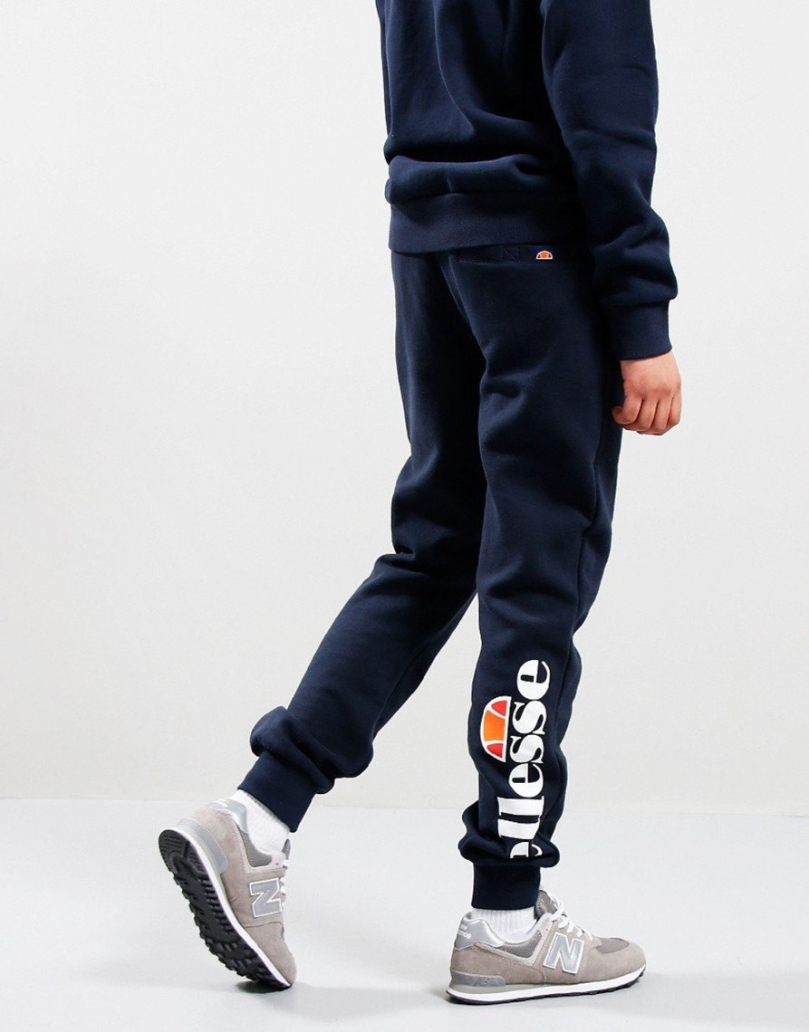 Clothing Ellesse Track Pants | Ellesse Kids Colino Joggers Navy (8/9Yr)