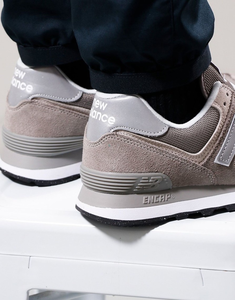 Footwear New Balance | New Balance 574 Trainers Grey/White (Uk7)