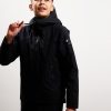 Clothing C.P. Company Undersixteen Jackets & Coats | C.P. Company Junior Pro Tek Hooded Jacket Black (10Yr)