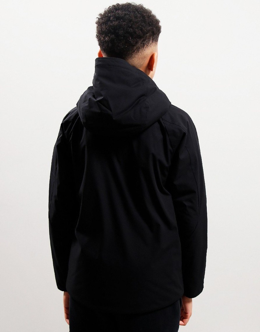 Clothing C.P. Company Undersixteen Jackets & Coats | C.P. Company Junior Pro Tek Hooded Jacket Black (10Yr)