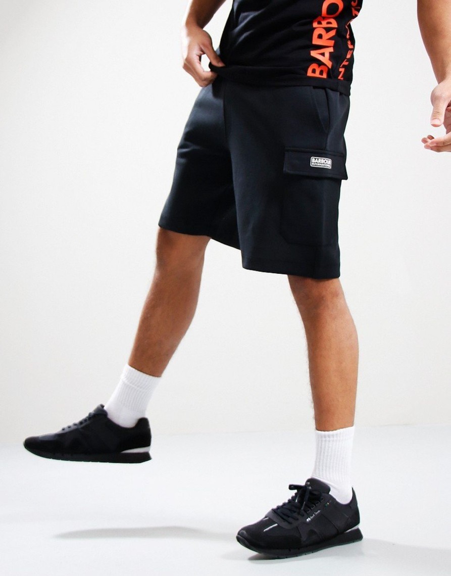 Clothing Barbour Shorts | Barbour International Voyager Short Black (S)