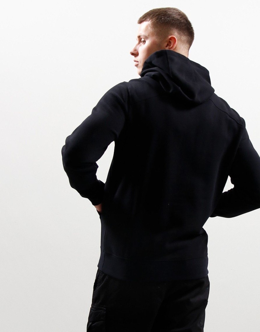 Clothing MA.Strum Sweats | Ma.Strum Chest Print Hoodie Black (S)