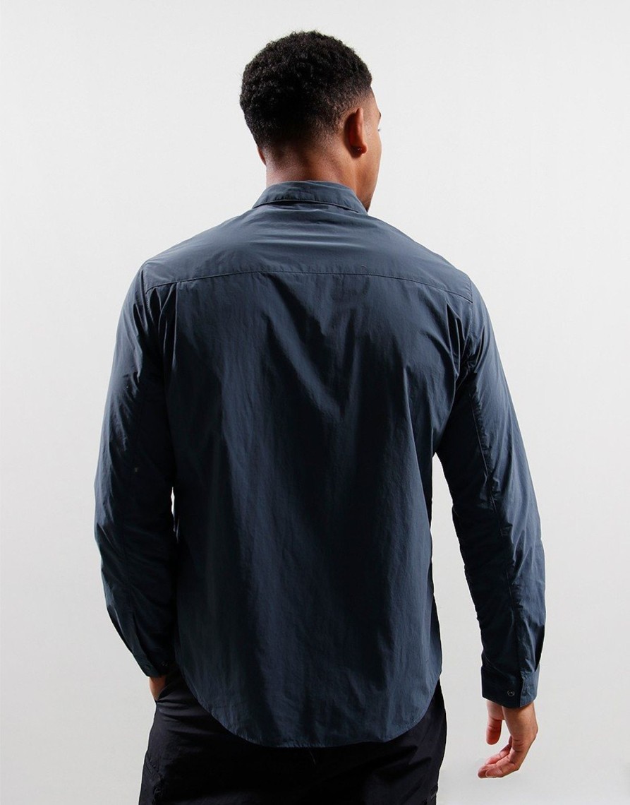 Clothing Marshall Artist Overshirts | Marshall Artist Lucido Overshirt Slate Blue (Xs)