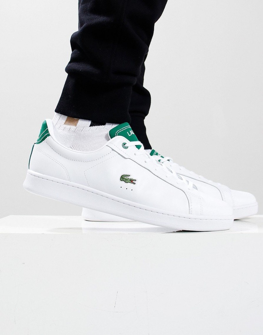 Footwear Lacoste | Lacoste Carnaby Pro 2231 Trainers White/Green (Uk7)