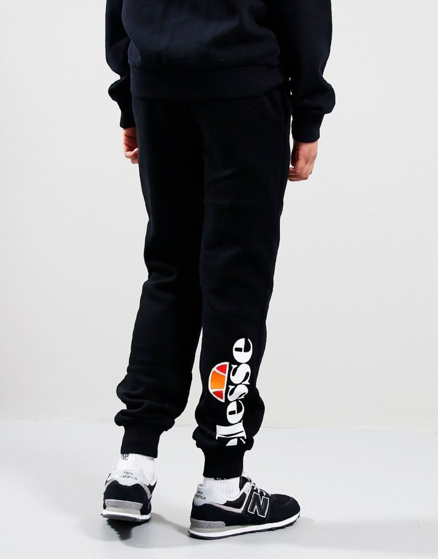 Clothing Ellesse Track Pants | Ellesse Kids Colino Joggers Black (8/9Yr)