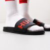 Footwear HUGO | Hugo Match It Rbig Slide Black (Uk7)