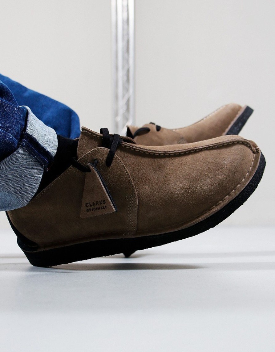 Footwear Clarks Originals | Clarks Originals Desert Trek Shoes Dark Grey (Uk7)