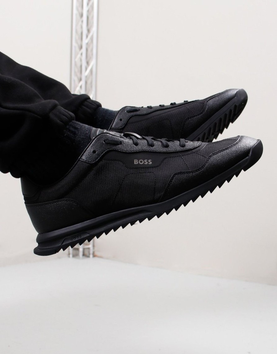 Footwear BOSS | Boss Zayn_Lowp_Txrb Trainers Black (Uk7)