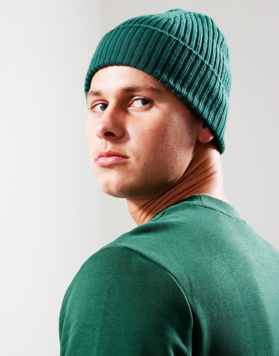 Accessories Lacoste | Lacoste Rib Wool Beanie Green (O/S)