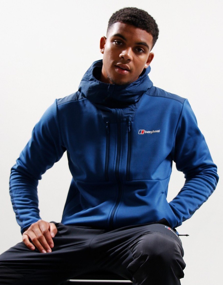 Clothing Berghaus Jackets & Coats | Berghaus Reacon Hooded Jacket Murky Marine/Hale Navy (M)