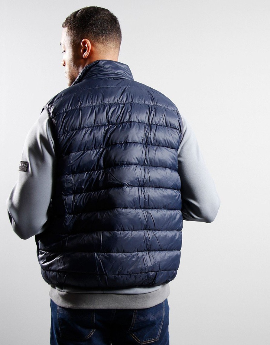 Clothing Barbour Gilets | Barbour Bretby Quilted Gilet Navy (S)