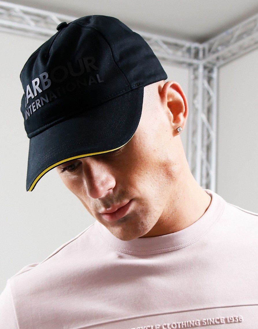 Accessories Barbour | Barbour International Ampere Sports Cap Black (S)