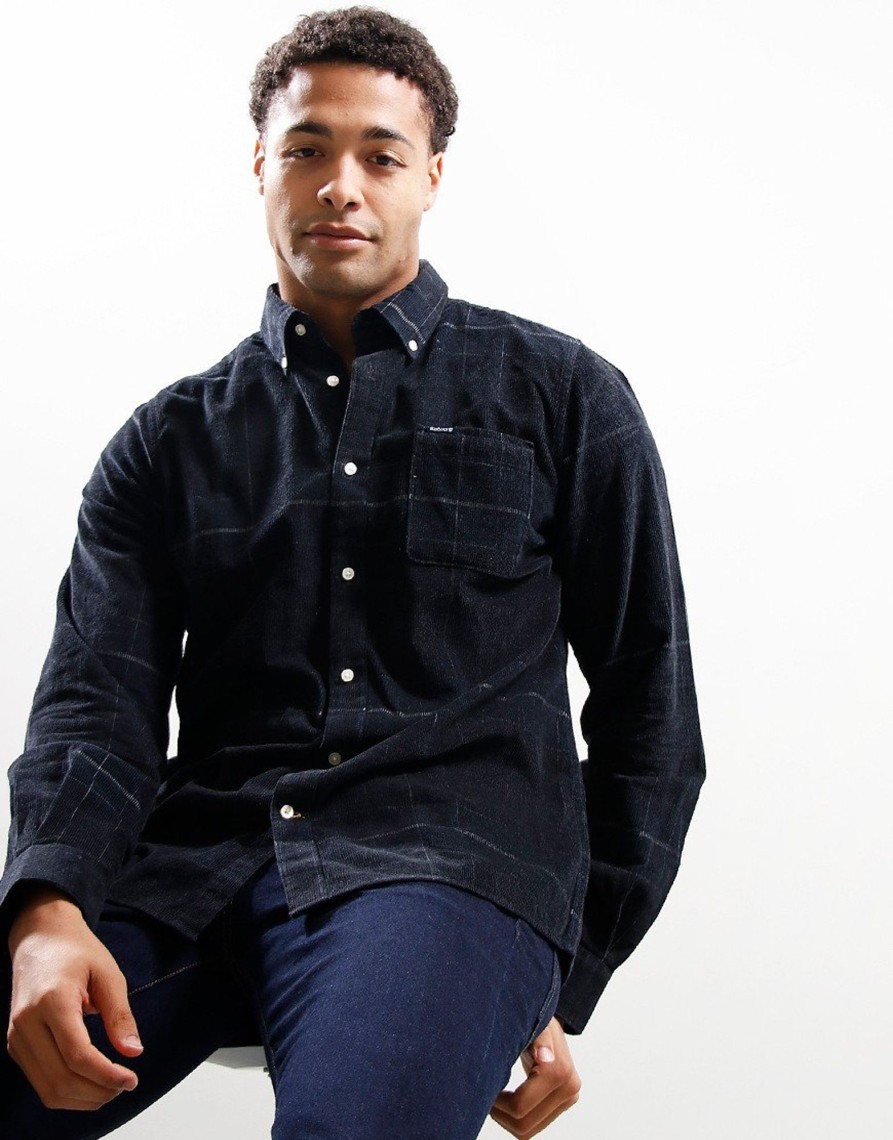 Clothing Barbour Shirts | Barbour Blair Shirt Black Slate (S)