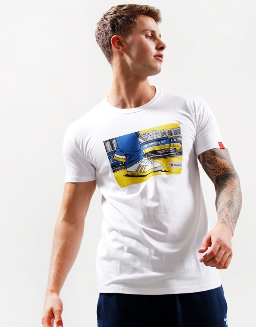 Clothing Eighties Casuals T-Shirts | Eighties Casuals Forest Hills T-Shirt White (S)