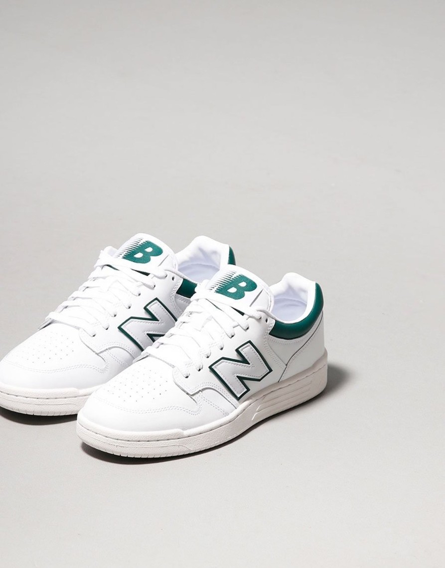 Footwear New Balance | New Balance 480 Trainers White/Timberwolf (Uk7)