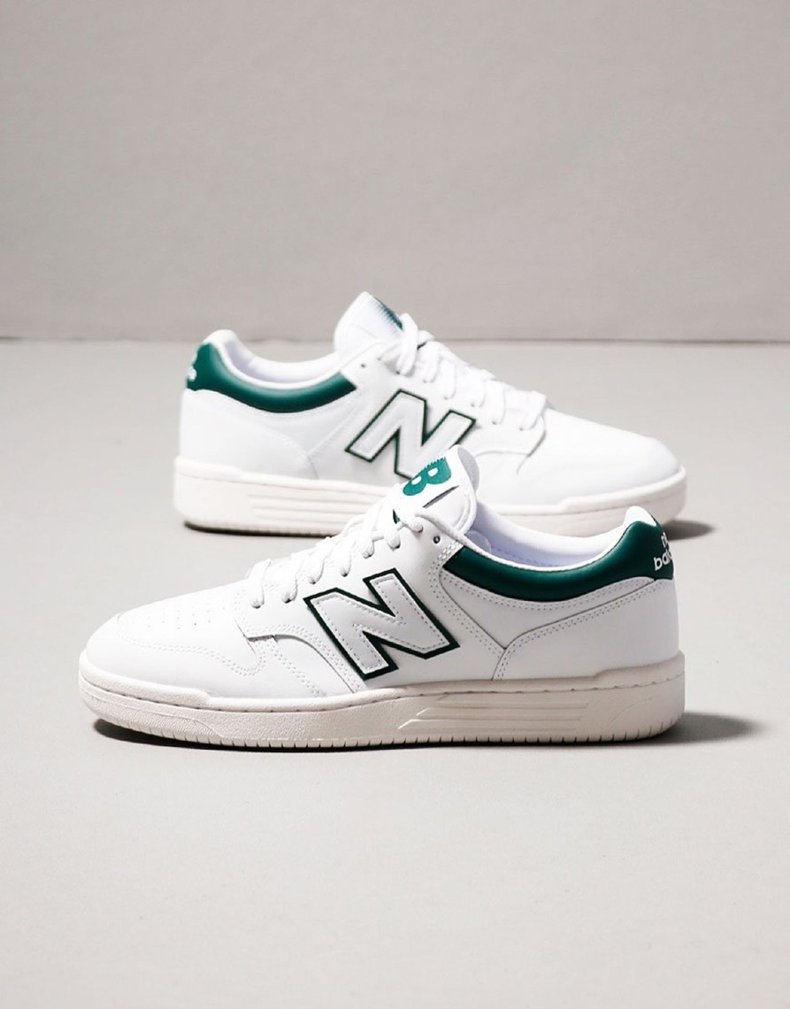 Footwear New Balance | New Balance 480 Trainers White/Timberwolf (Uk7)