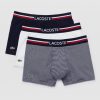 Accessories Lacoste | Lacoste 3 Pack Boxers Navy/White (S)