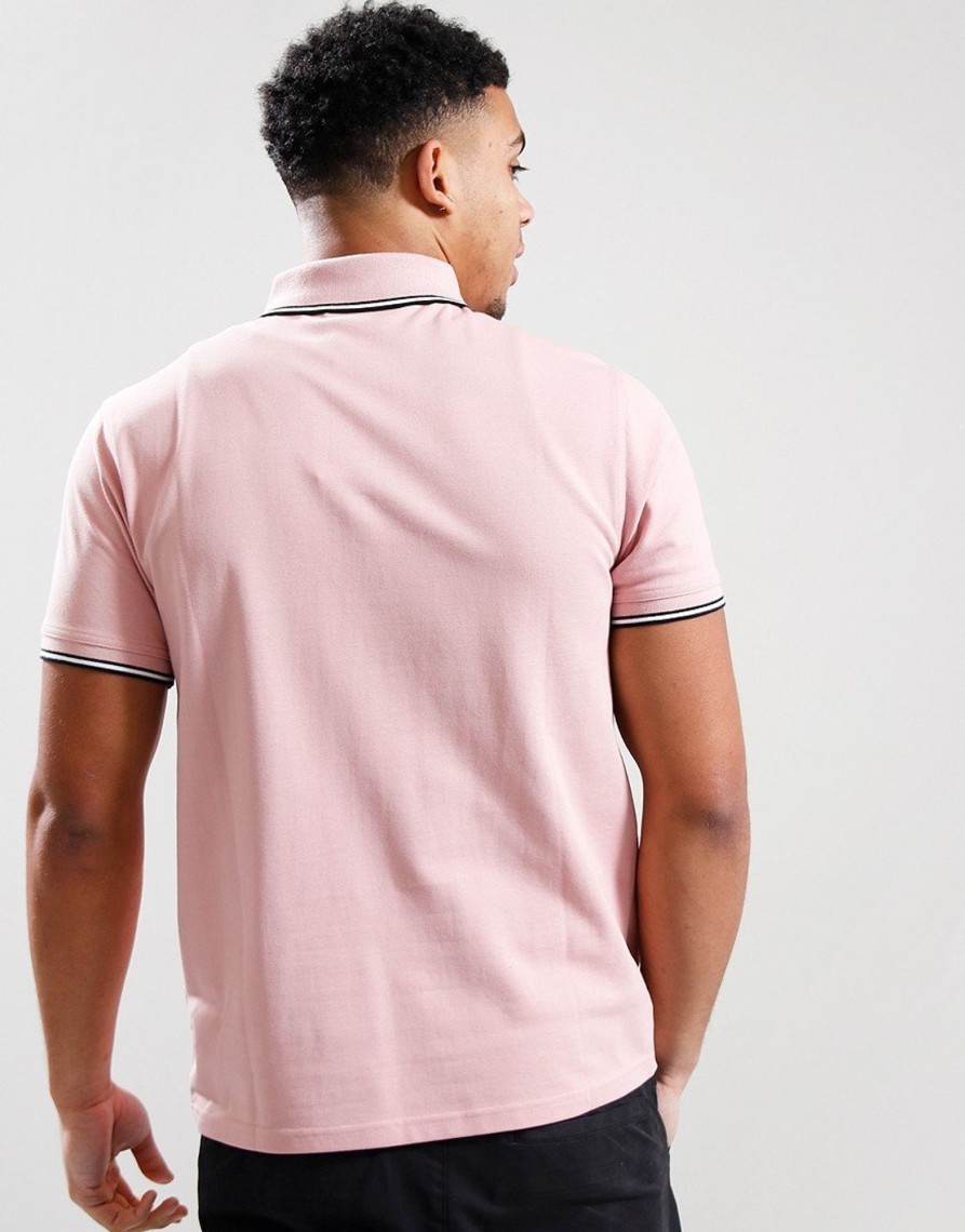 Clothing Barbour International Polo Shirts | Barbour International Evan Polo Shirt Pink (S)