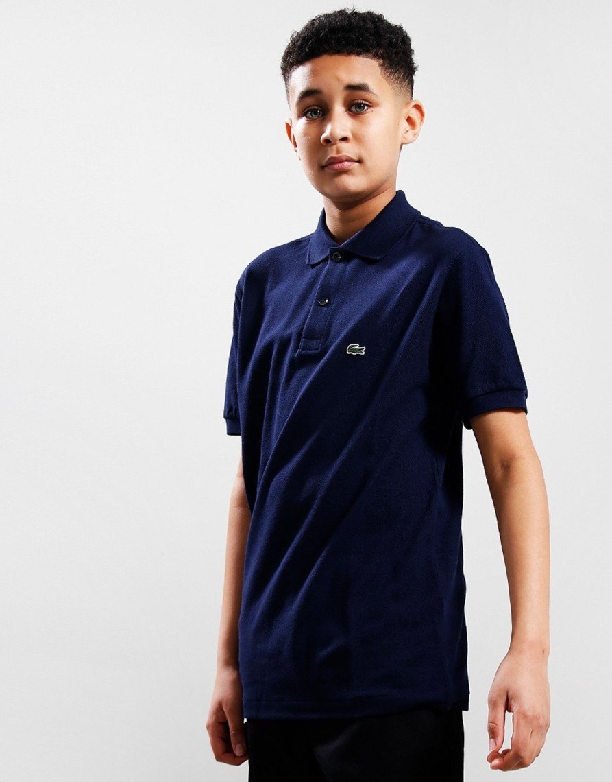 Clothing Lacoste Kids Polo Shirts | Lacoste Kids Plain Polo Shirt Navy (2Yr)