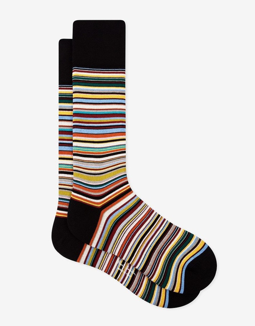 Accessories Paul Smith | Paul Smith Signature Strip Sock 92A Multi (O/S)