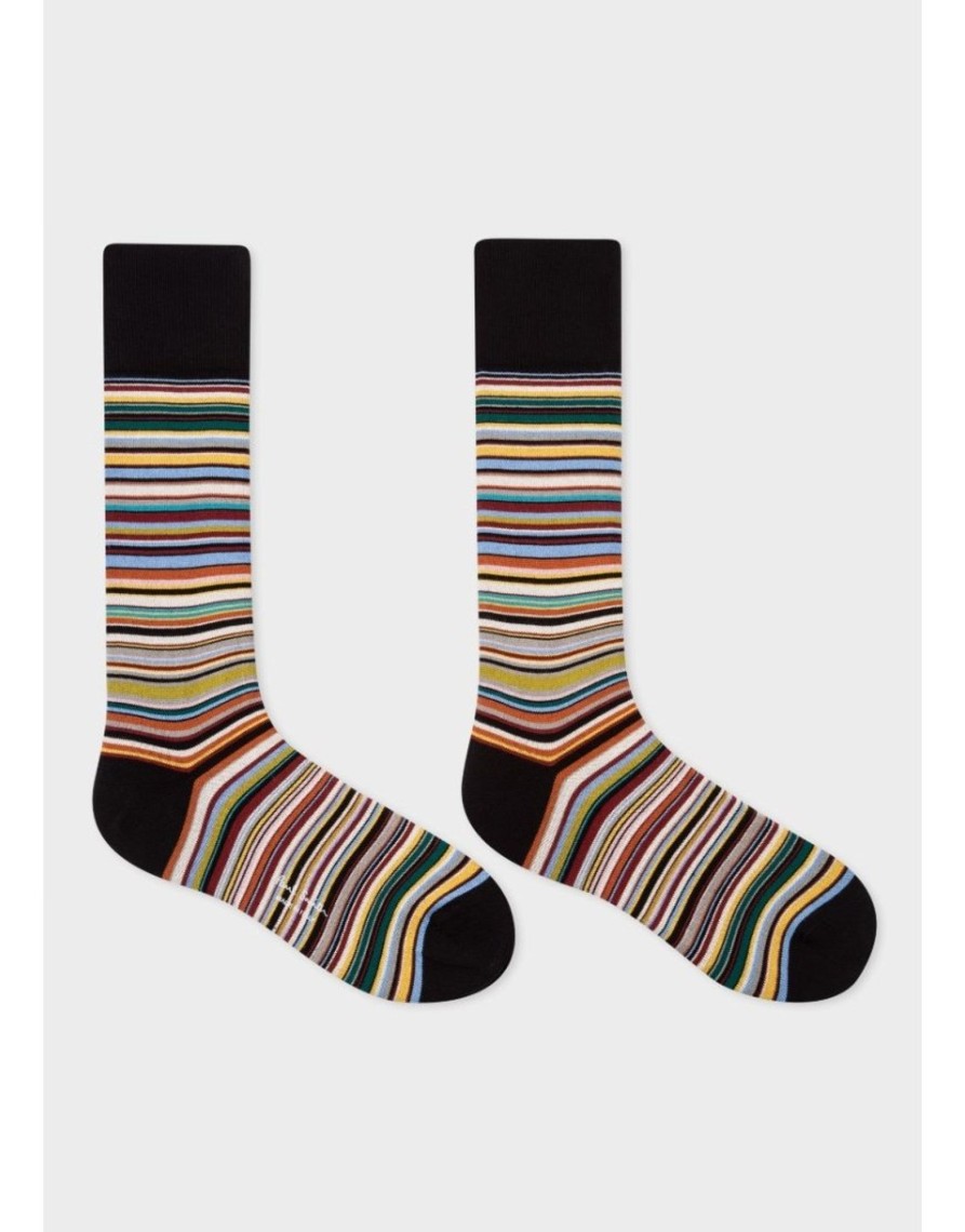 Accessories Paul Smith | Paul Smith Signature Strip Sock 92A Multi (O/S)