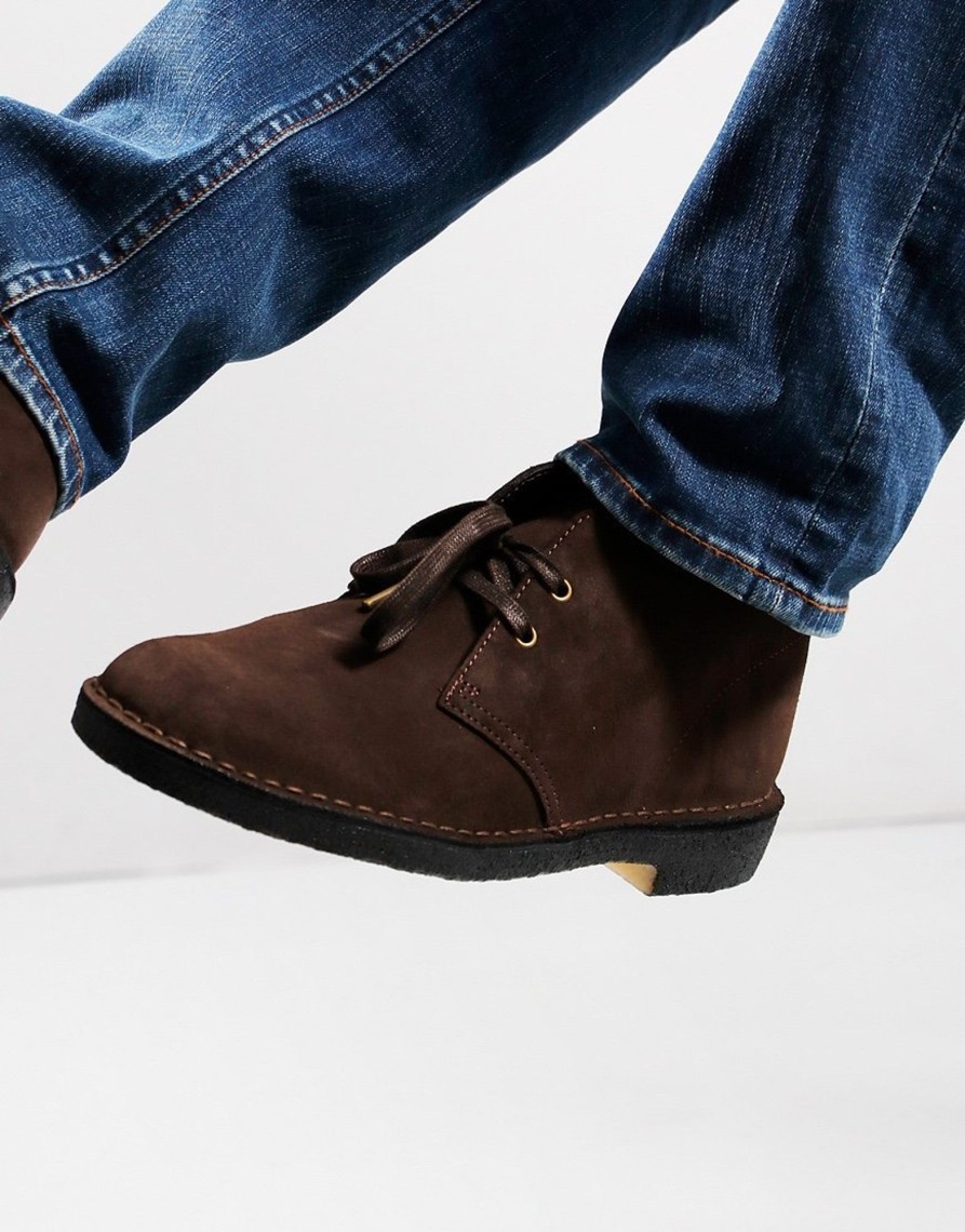 Footwear Clarks Originals | Clarks Originals Desert Boot Brown (Uk7)