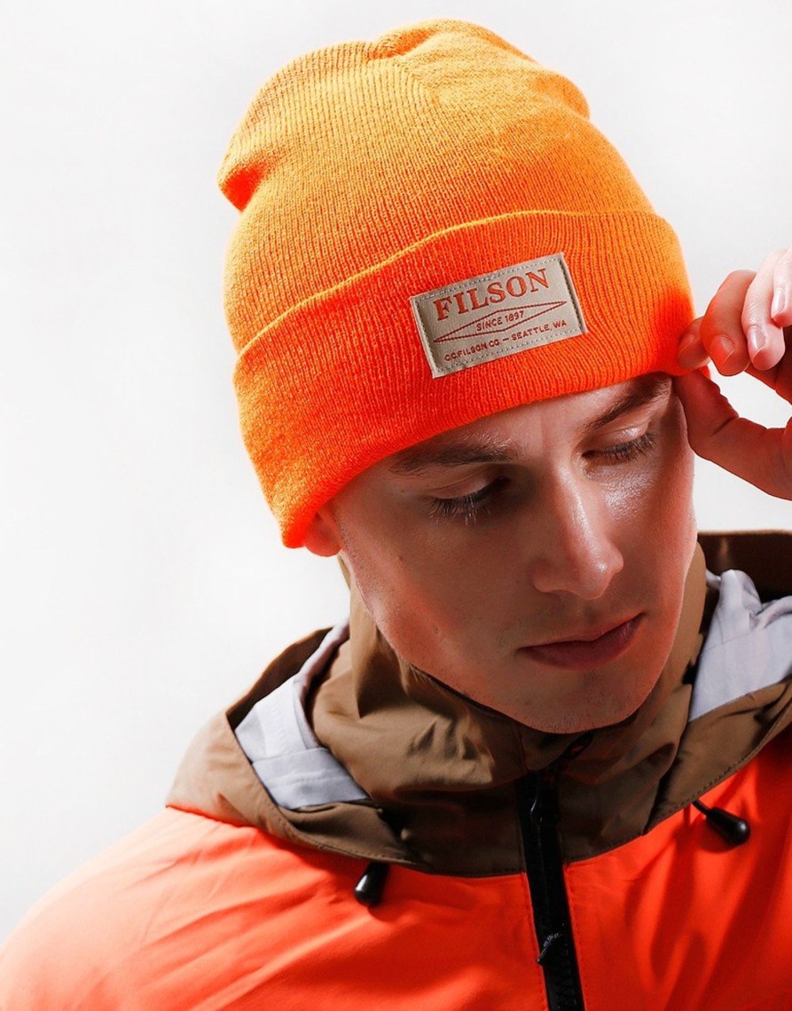 Accessories Filson | Filson Ballard Watch Beanie Blaze Orange (O/S)