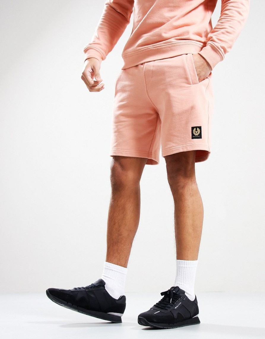 Clothing Belstaff Shorts | Belstaff Sweat Shorts Rust Pink (S)