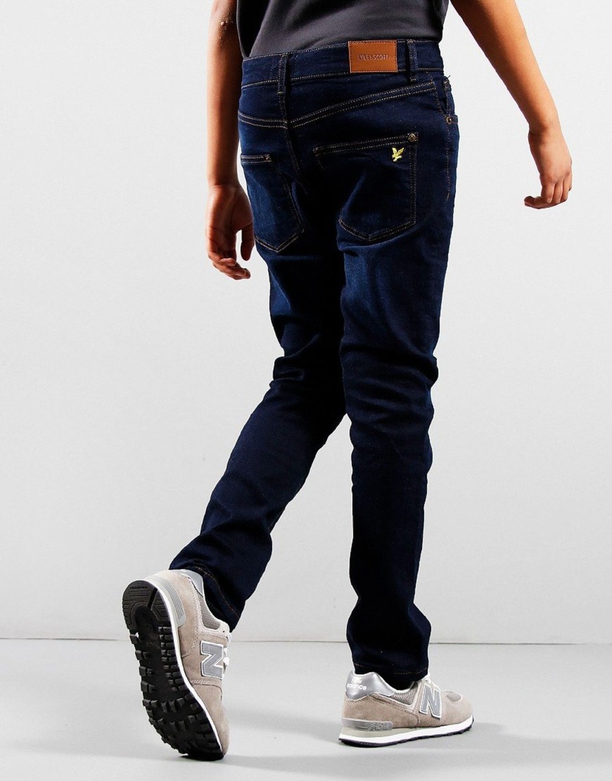 Clothing Lyle & Scott Junior Jeans & Trousers | Lyle & Scott Junior Skinny Jean Rinse Wash (3/4Yr)