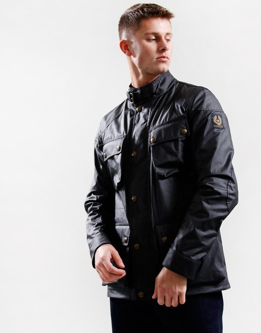 Clothing Belstaff Jackets & Coats | Belstaff Fieldmaster Jacket Black (S)