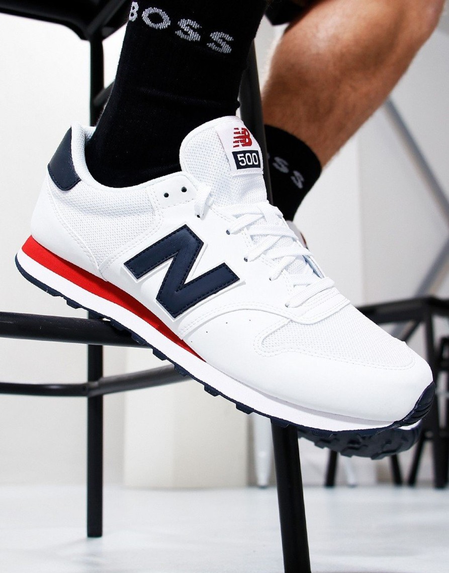 Footwear New Balance | New Balance 500 Trainers Nb White/Eclipse (Uk7)