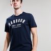 Clothing Barbour T-Shirts | Barbour Ridge Logo T-Shirt Navy (S)