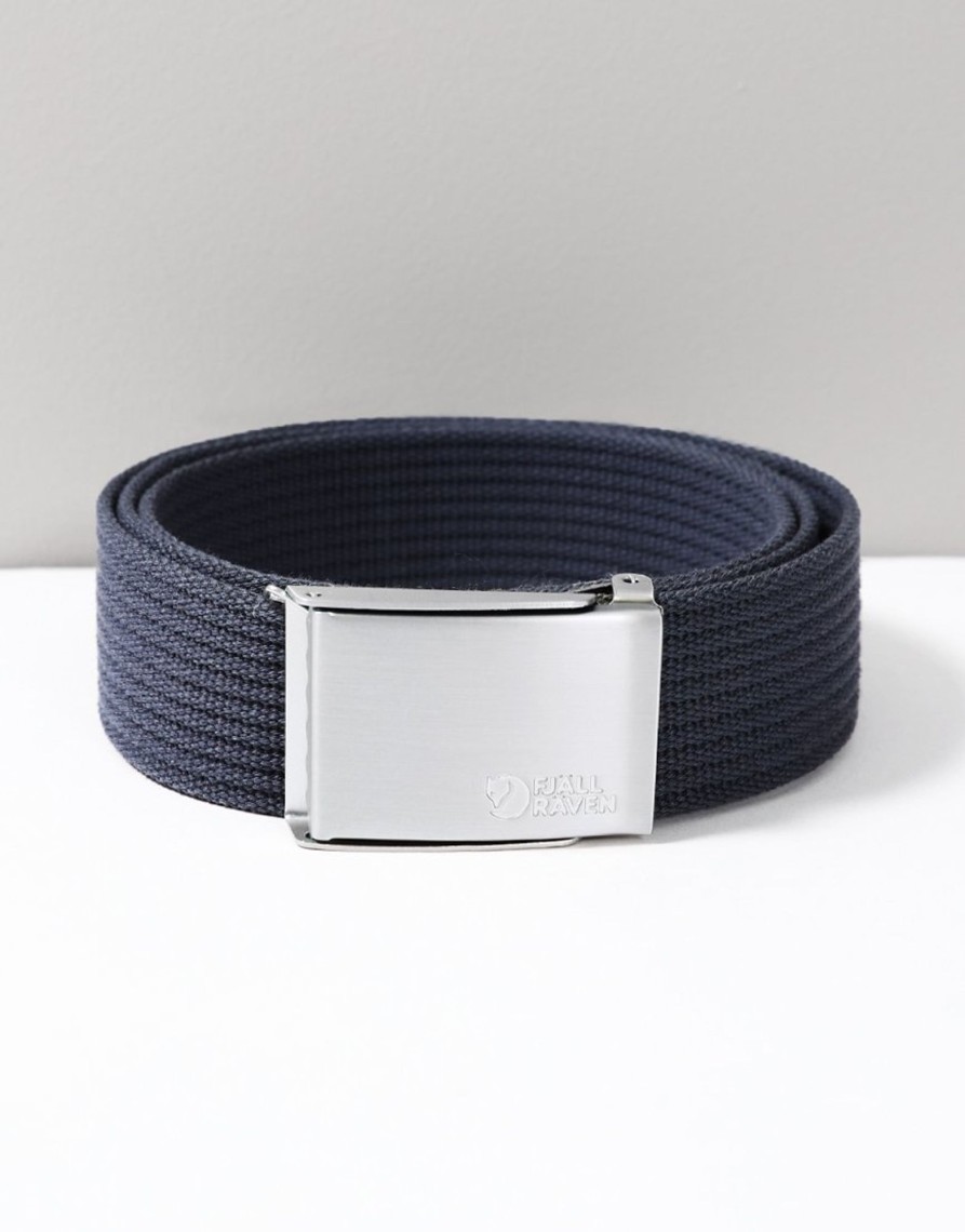 Accessories Fjällräven | Fjallraven Woven Canvas Belt Dark Navy (O/S)