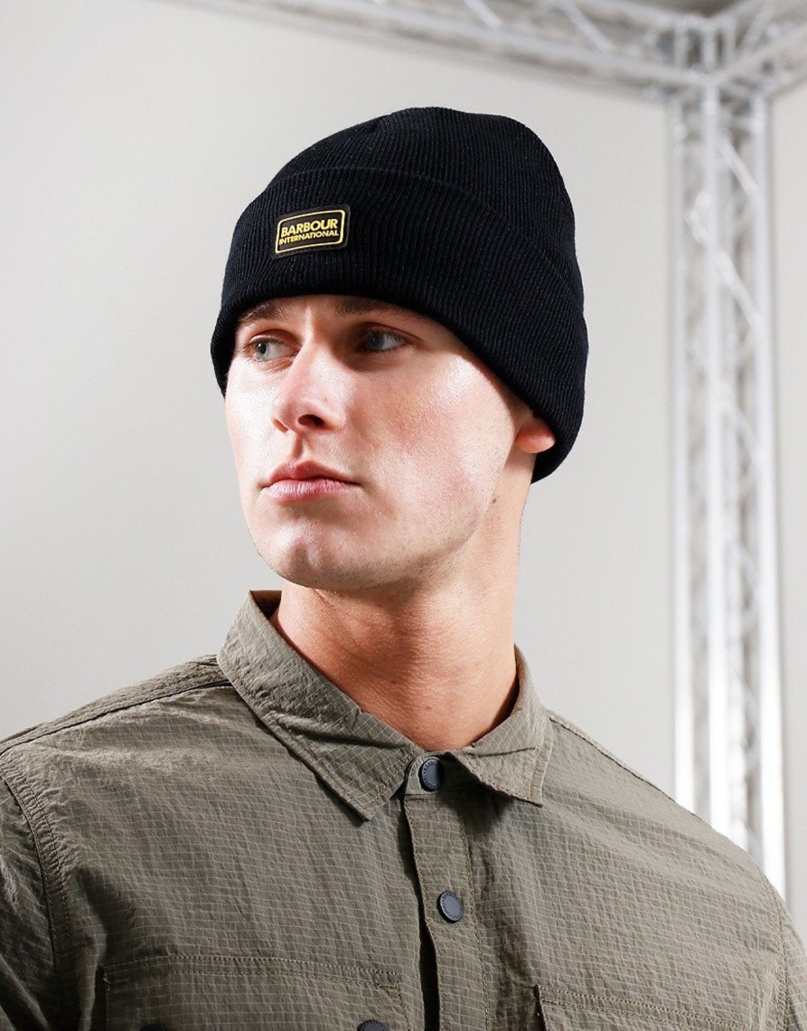 Accessories Barbour International | Barbour International Sensor Beanie Black (O/S)