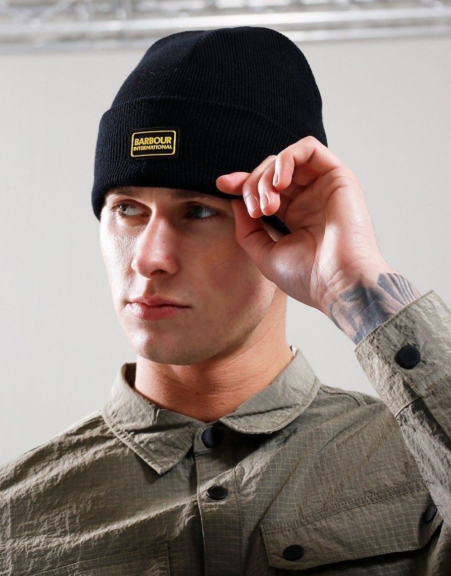 Accessories Barbour International | Barbour International Sensor Beanie Black (O/S)