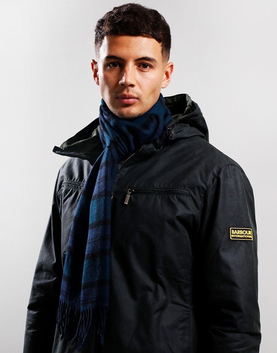 Accessories Barbour | Barbour Tartan Lambswool Scarf Black Watch (O/S)