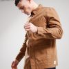 Clothing Barbour Overshirts | Barbour Chester Overshirt Sandstone (M)