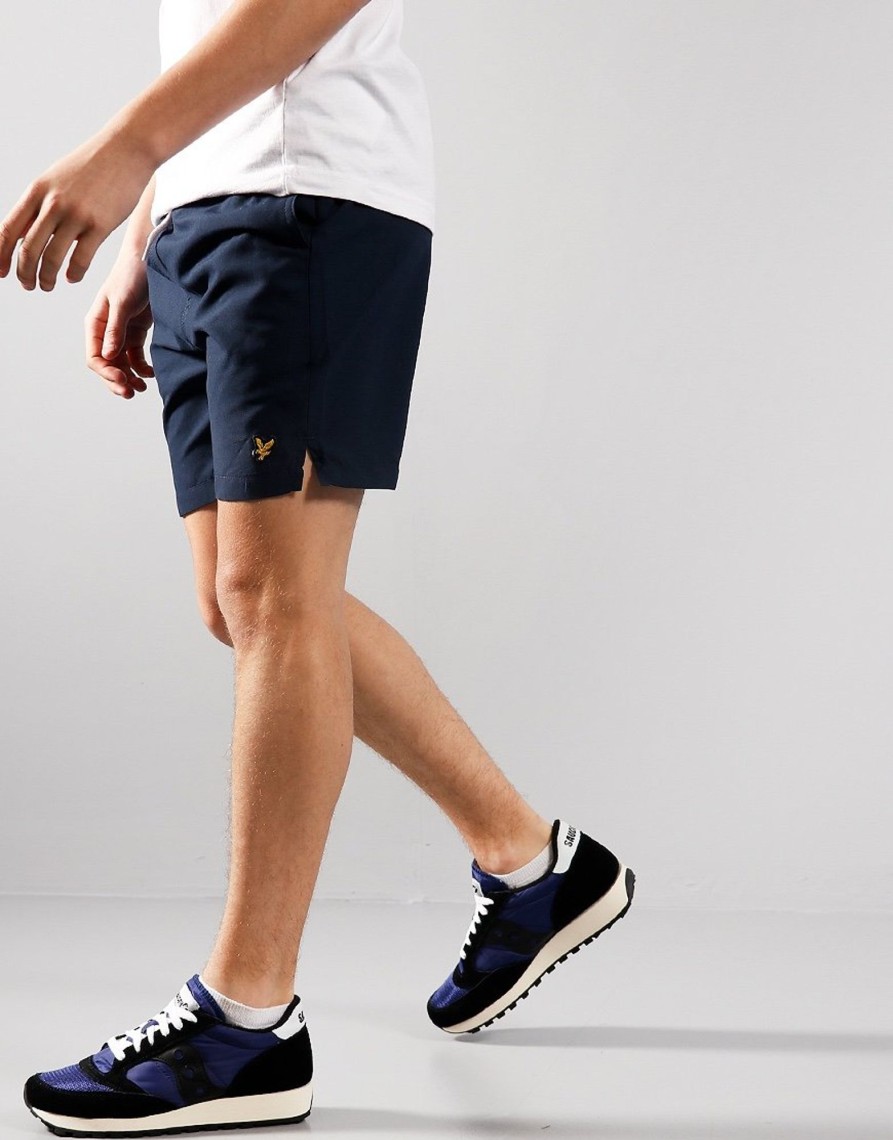 Clothing Lyle & Scott Junior Shorts | Lyle & Scott Junior Classic Swim Shorts Navy Blue (3/4Yr)