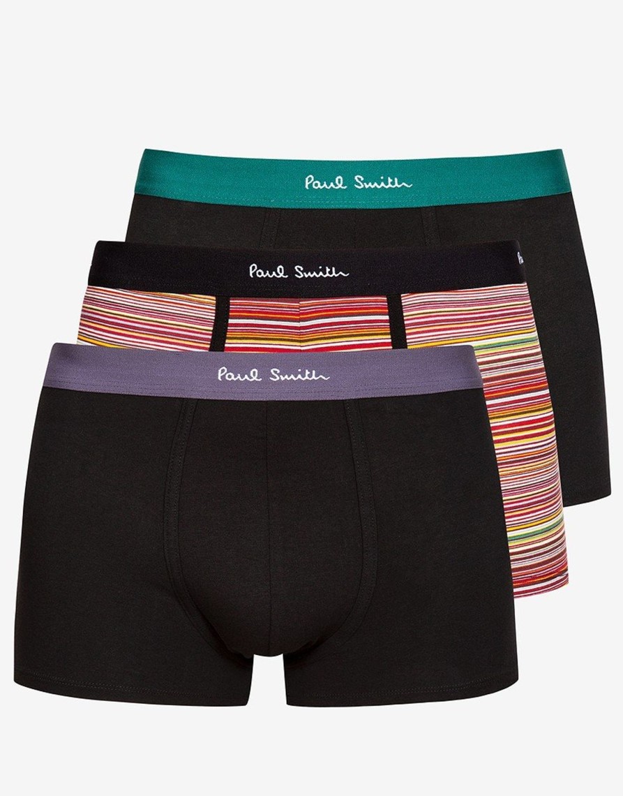 Accessories Paul Smith | Paul Smith Signature 3 Pack Trunk Black 1A (S)