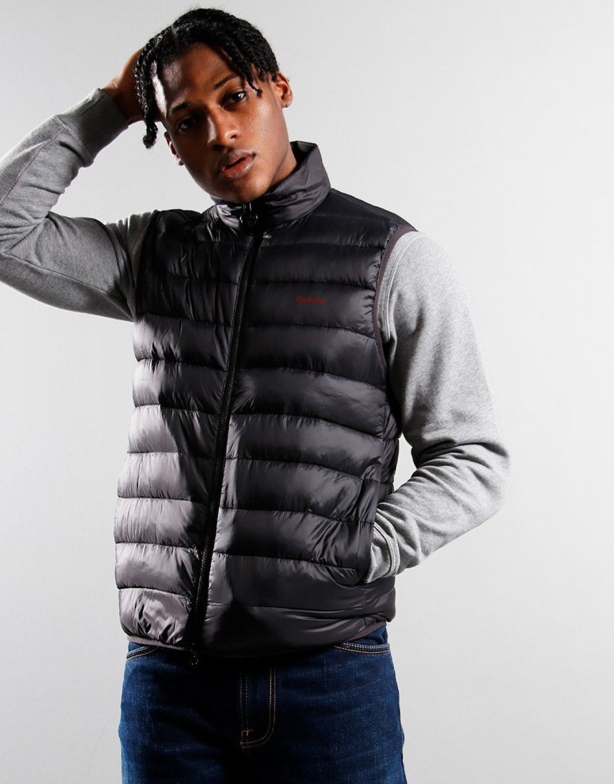 Clothing Barbour Gilets | Barbour Bretby Quilted Gilet Black (S)