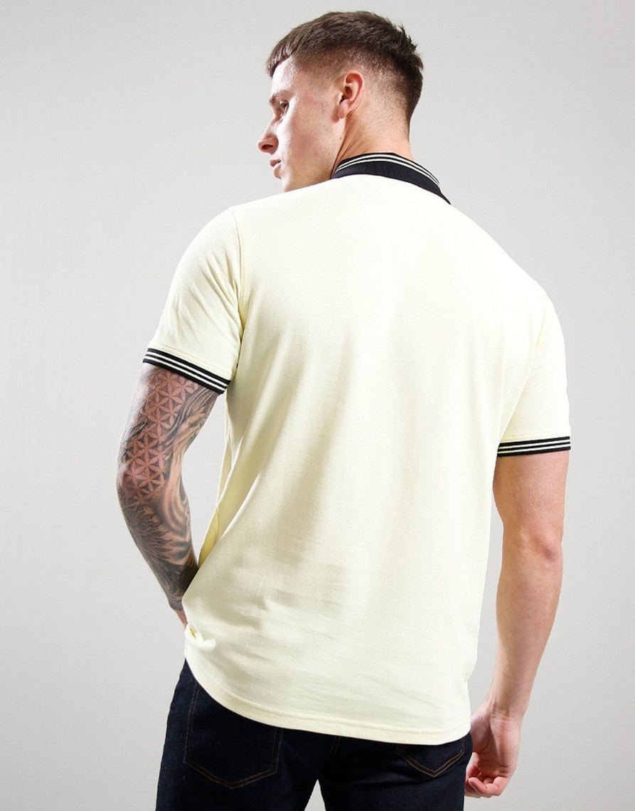 Clothing Barbour International Polo Shirts | Barbour International Tracker Polo Shirt Yellow (S)