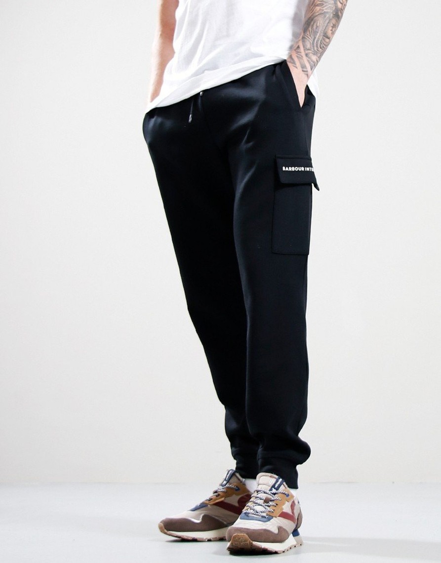 Clothing Barbour Track Pants | Barbour International Motored Jogger Black (S)