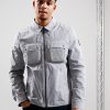 Clothing Belstaff Overshirts | Belstaff Outline Overshirt Cloud Grey (S)