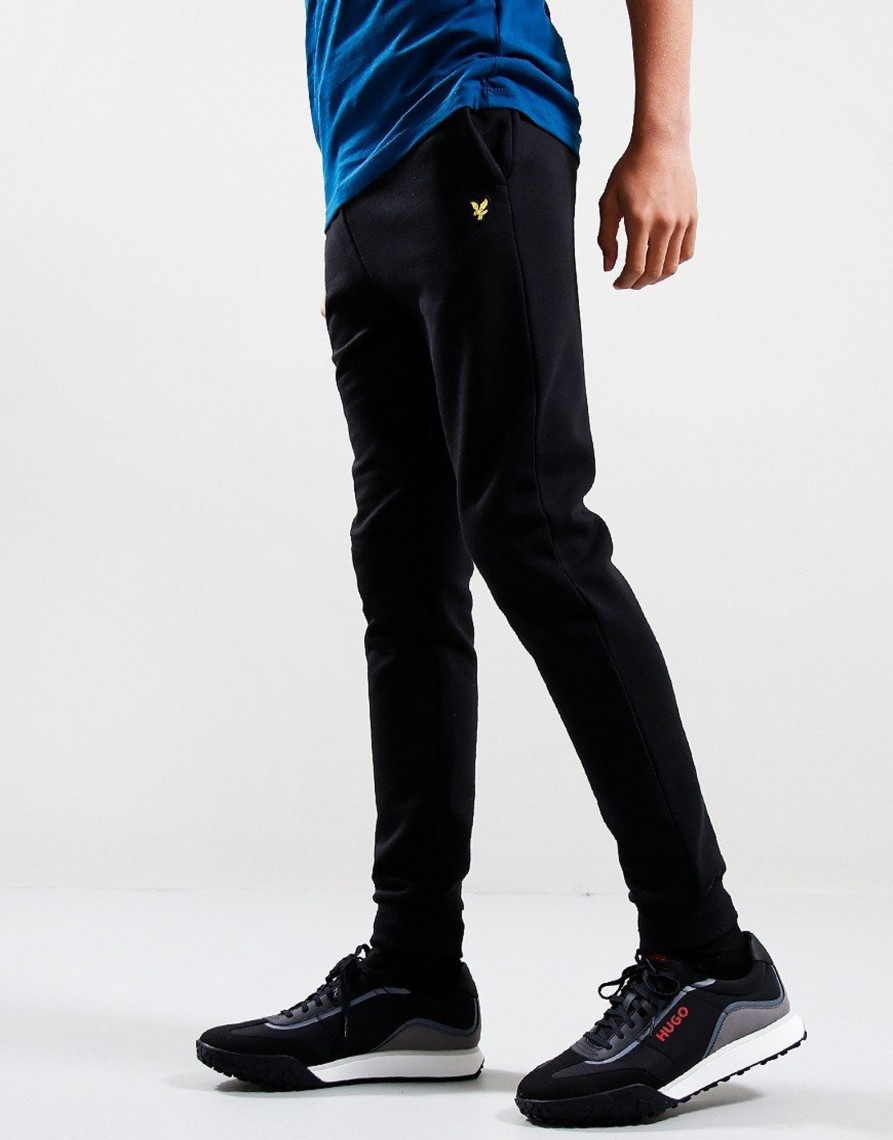 Clothing Lyle & Scott Junior Track Pants | Lyle & Scott Junior Track Pants Black (3/4Yr)