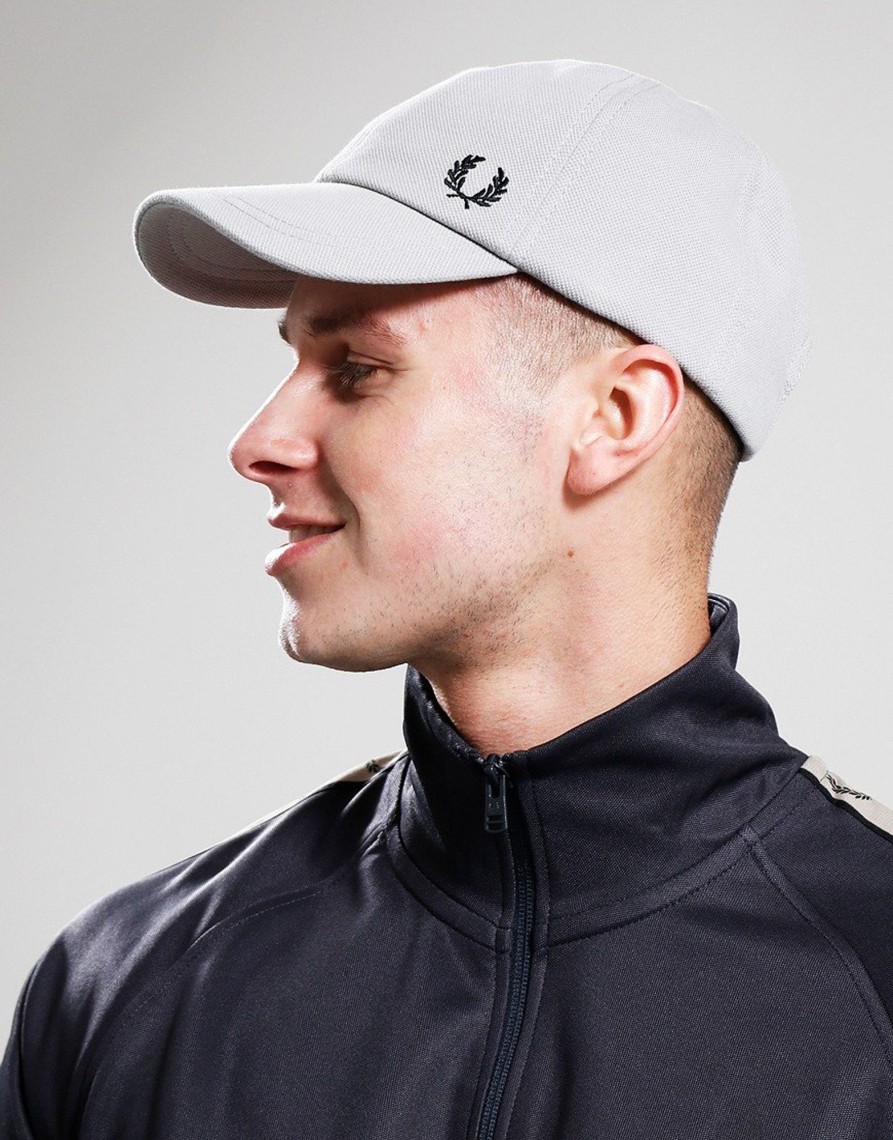 Accessories Fred Perry | Fred Perry Pique Classic Cap Limestone/Black (O/S)