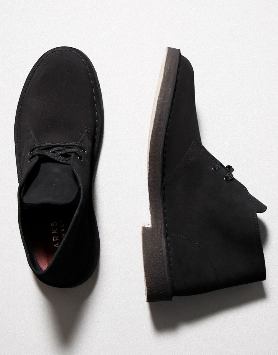 Footwear Clarks Originals | Clarks Originals Desert Boot Black (Uk7)