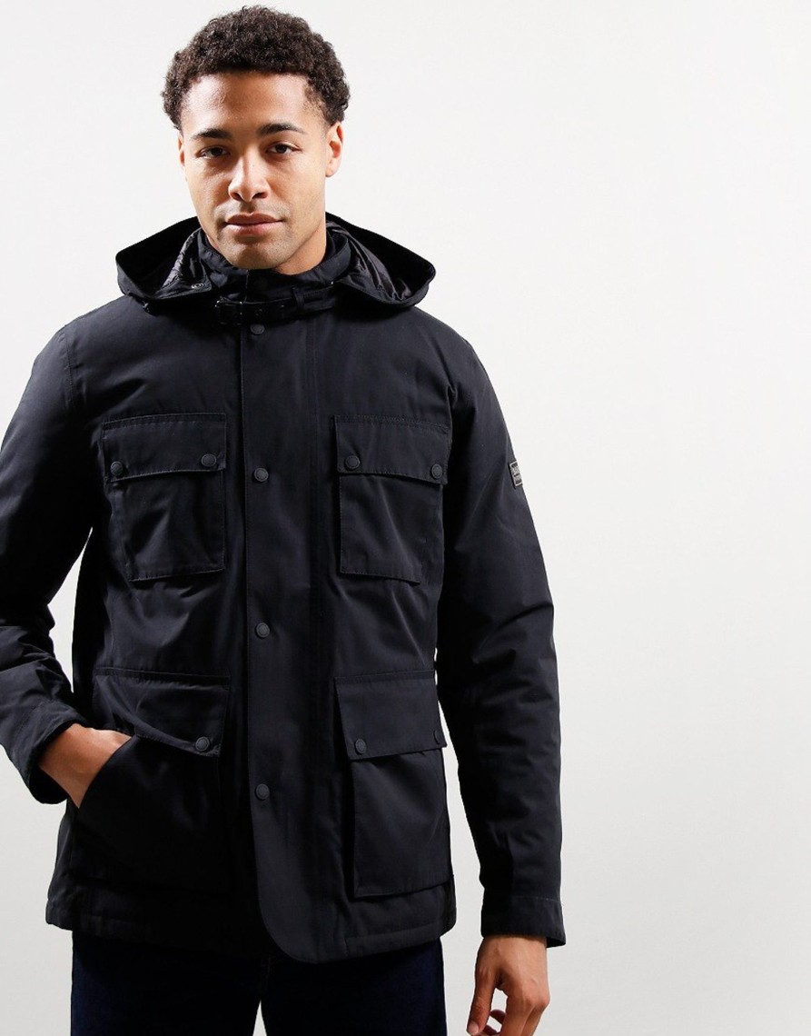 Clothing Barbour International Jackets & Coats | Barbour International Handle Jacket Black (M)