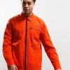 Clothing Barbour International Overshirts | Barbour International Inlet Overshirt Spicy Orange (S)