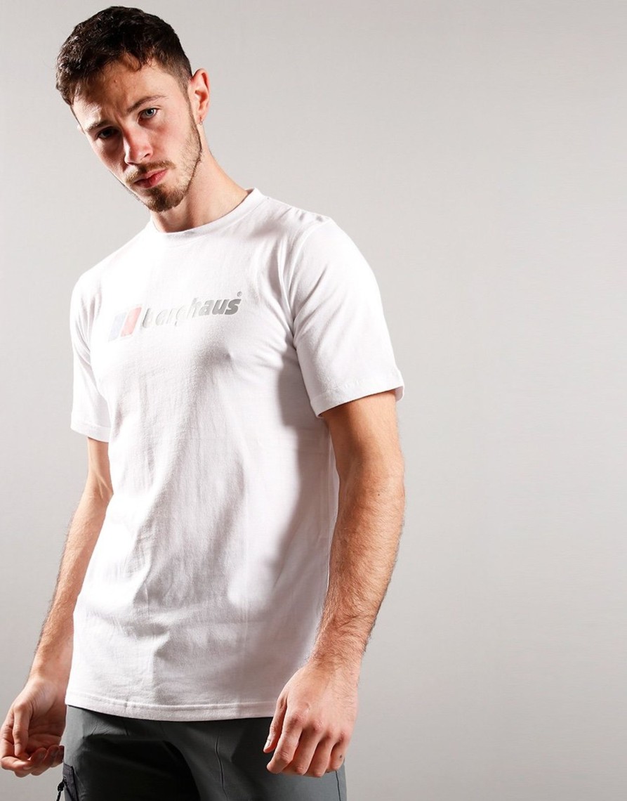 Clothing Berghaus T-Shirts | Berghaus Big Classic Logo T-Shirt Pure White (S)